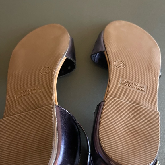 Old Navy - Purple Sandals Size 2 ~ Stars ~ Metallic Eggplant - Picture 5 of 12